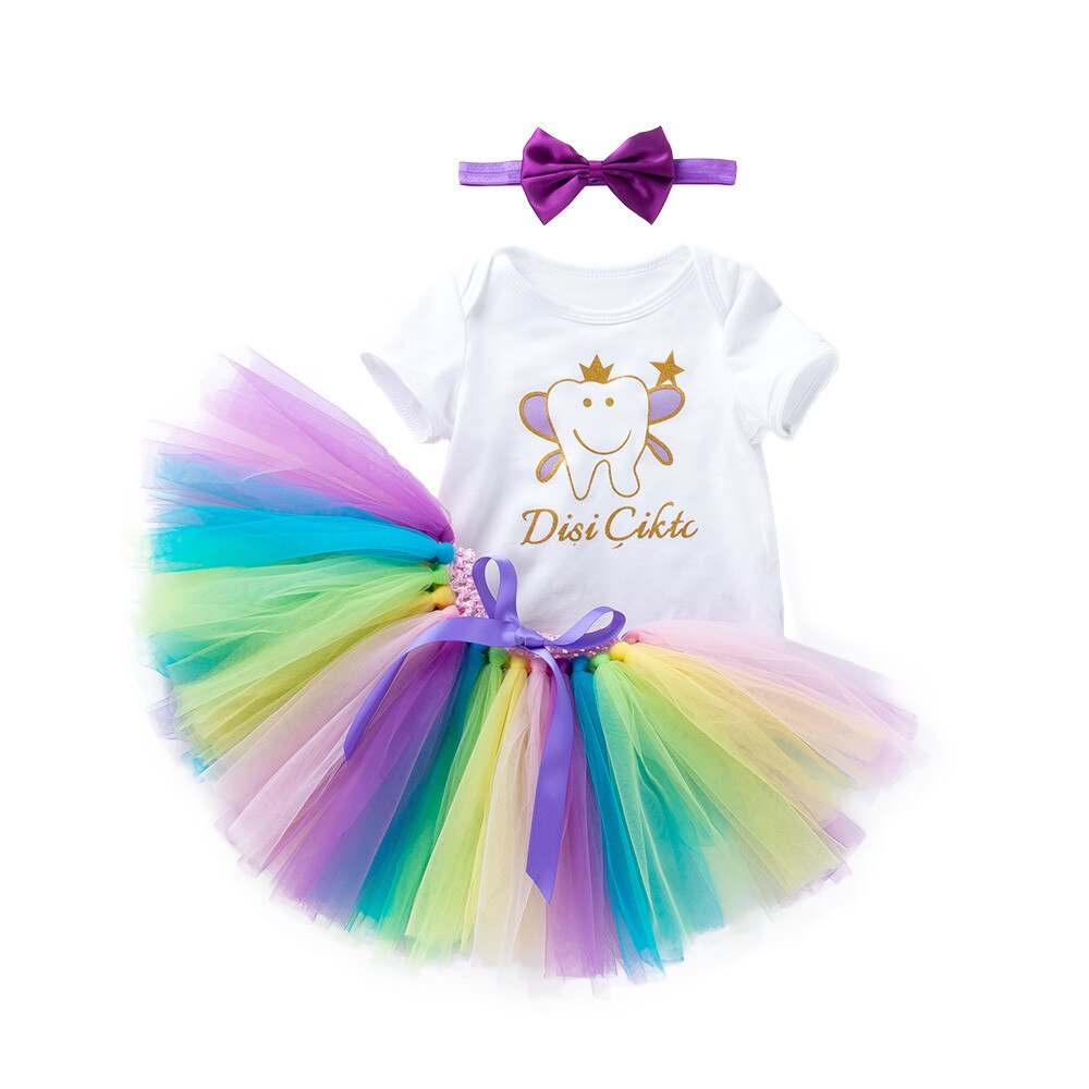 Meisjes Kids Peuter Tutu Rok set Party Dance Ballet Baby Kostuum Rok + Bow Haarspeld Set prinses Outfits Meisje kleding 45 #