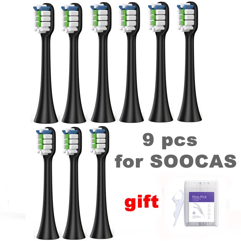 Głowice szczoteczki robić zębów dla Xiaomi Soocas X3/X3U zamiennik dla O czysty X/ZI/jeden elektryczne końcówki robić szczoteczki Dropshipping: 9BS