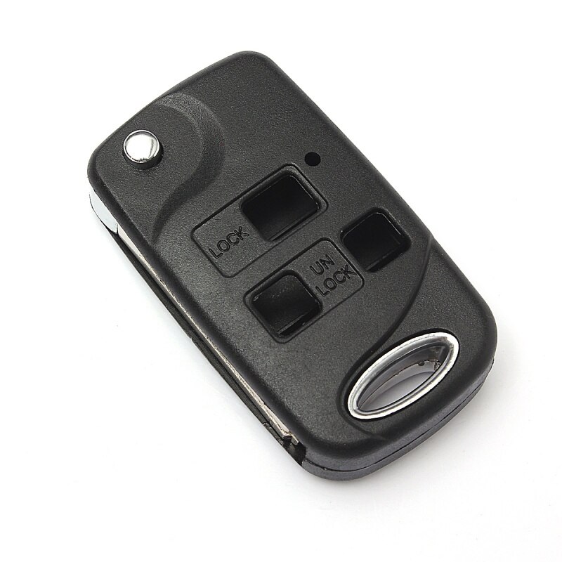 3 Buttons Conversion Flip Key Remote Fob Case For Lexus Is200 Ls400 Rx300 Gs300