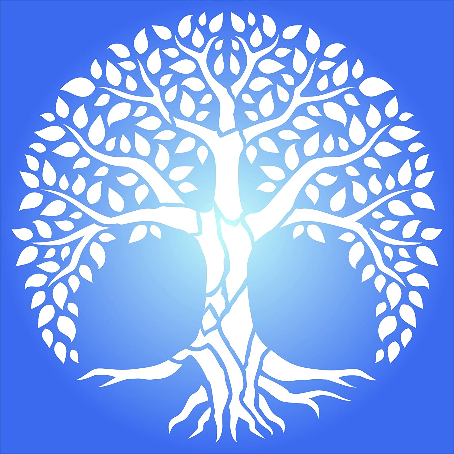 30 * 30cm size diy craft life Tree mold for painting stencils stamped photo album embossed paper card on wood, fabric,wall