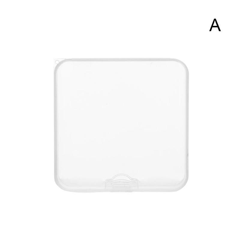 1pc boîtes magasin masques jetable masque boîte de rangement Portable Pp joint médecine boîte anti-poussière boîte de rangement pour stocker masques boîte de support: Clear