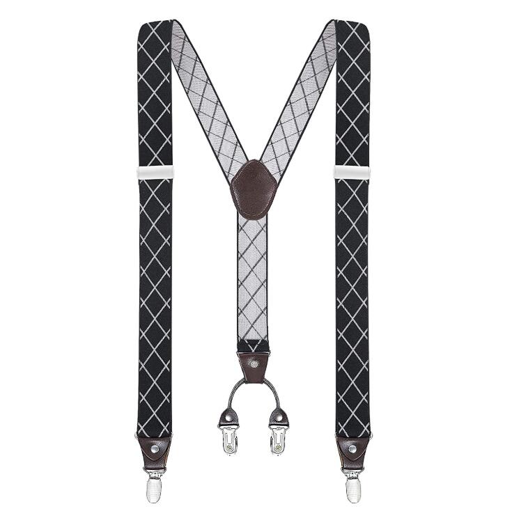 Style 3.5cm y-form 4 klips seler herre seler suspensorio masculino til mand eller kvinde