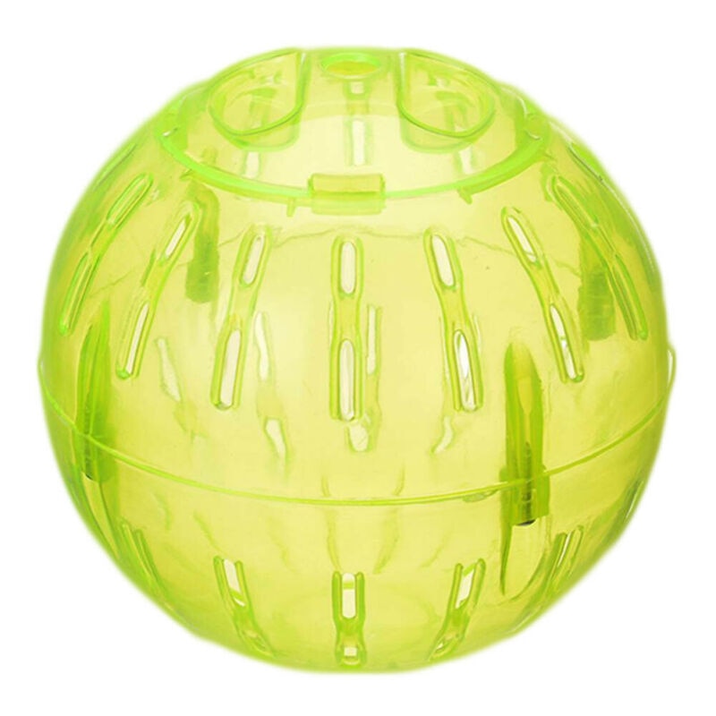 Haustier Laufen Kugel Kunststoff transparent Gummi-Verpackung Grounder 10cm Joggen Hamster Haustier Kleine ÜSpund Spielzeug Guinea Schwein Mini Trab Ball
