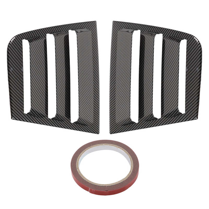 Side Window Louvers Side Window Air Scoop Impact Resistant Carbon Fiber Style Anti Deform for Car: conventional