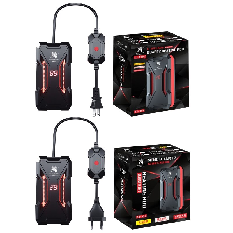 Aquarium Submersible Heater Fish Tank LCD Display Digital Adjustable Water Heating Rod Constant Temperature Control