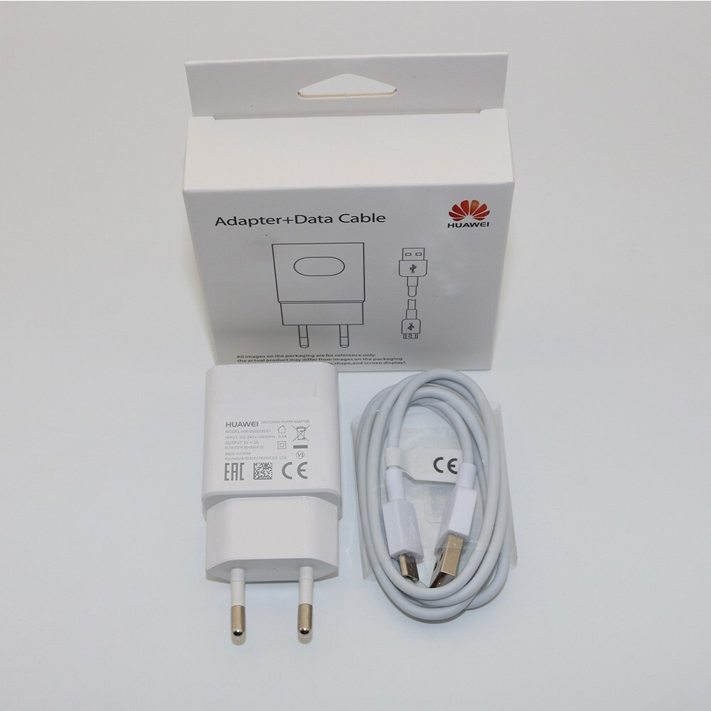 Huawei 5V2A charger Original EU Fast Charge power adapter usb micro cable for p9 8 lite honor 8x 7x y6 y7 y9 p smart z: charger set box