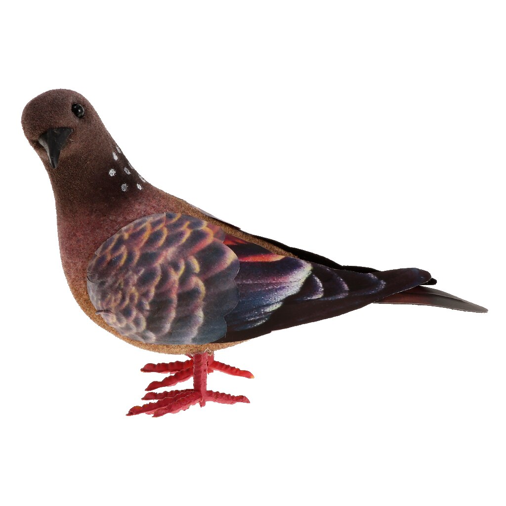 Artificial Foam Multi-color Doves Decorative Ornament Bird Decor Toy