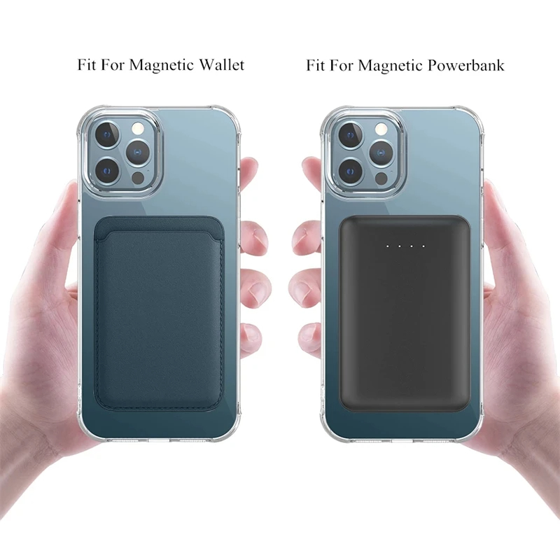 Para Magsafe anillo magnético Universal para iPhone 11 12 13 14 15 Pro Max Plus XR XS soporte de teléfono de coche accesorios adhesivos de Metal de hierro