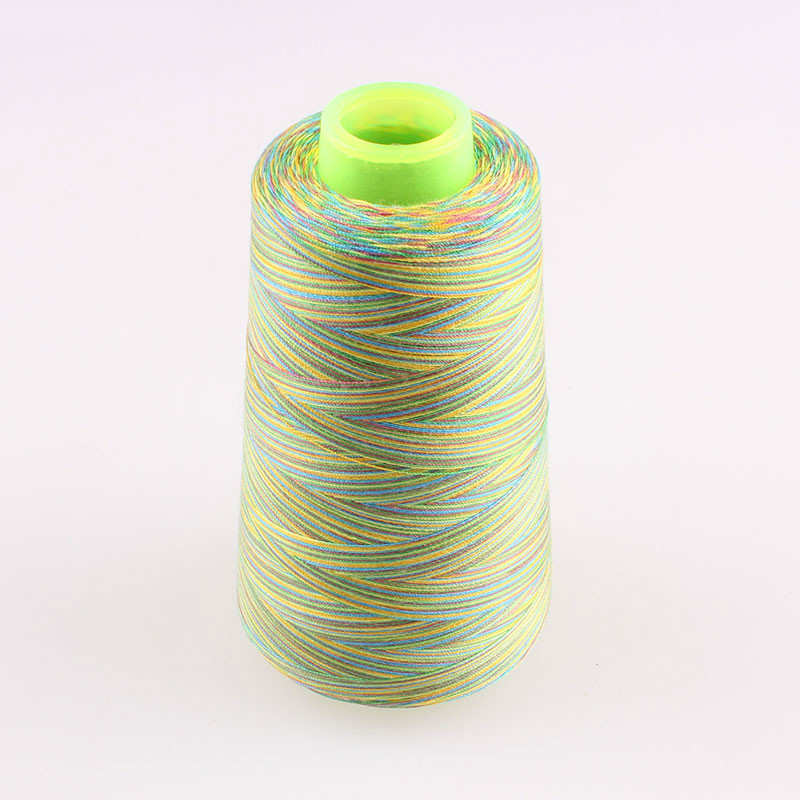 3000Y 40S/2 Sewing Thread Spool Polyester Sewing Thread Colorful Embroidery Line Threads Jeans for Sewing Thighs Machine Yarn: 2