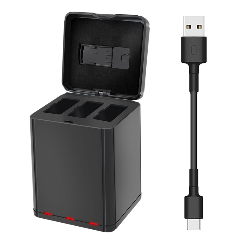 Cargador inteligente con puerto de batería 3 en 1, caja de carga USB para batería de Dron DJI Tello: Default Title