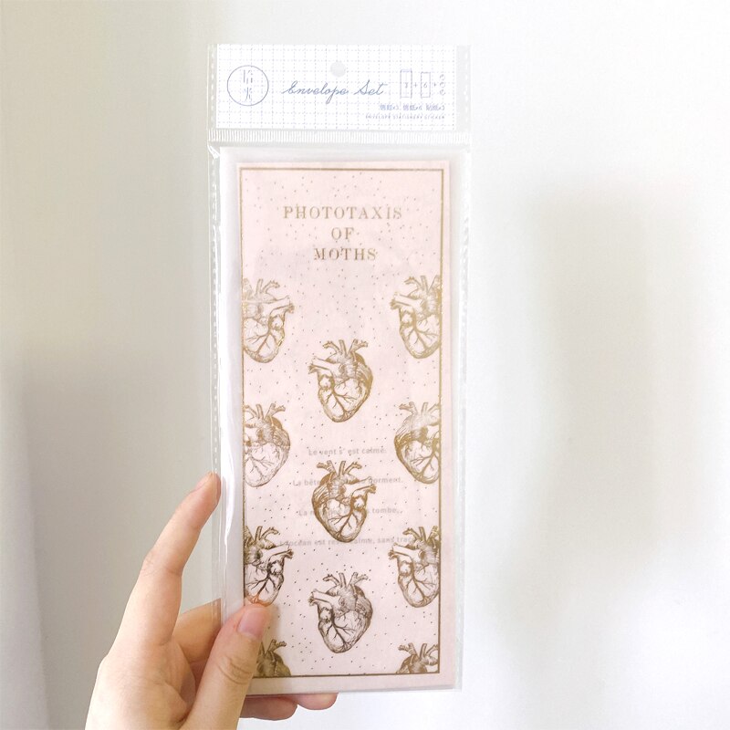 6 Enveloppen 12 Brief Papier Leuke 21*9Cm Transparante Zwavelzuur Envelop Brief Papier Schrijven Papier Briefpapier: 9