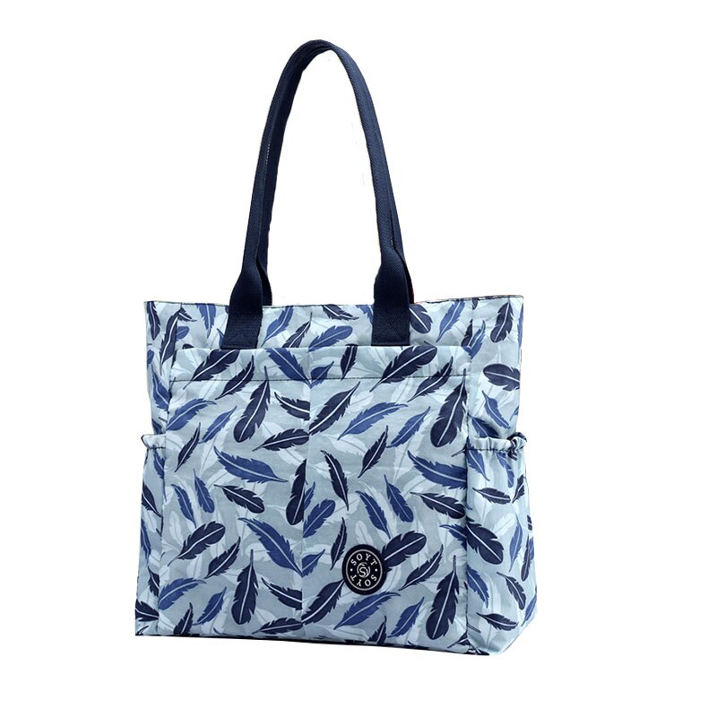 10 farger kvinners uformelt lerret stor kapasitet vanntett lett skulderveske håndveske mamma bag