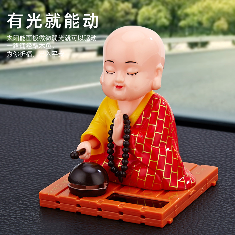 Décoration de voiture, oscillante pour tableau de bord à énergie solaire, figurine résistante aux agents atmosphériques intérieurs de voiture, cadeau Décoration de voiture, oscillante pour tableau de bord à énergie solaire, figurine résistante aux agents atmosphériques intérieurs de voiture, cadeau