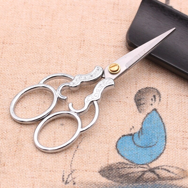 Edelstahl schere stickerei stoff DIY schneiden handwerk kreuz stich Europäischen retro klassische kunst nähen schneiderei zubehör: I   1PCS