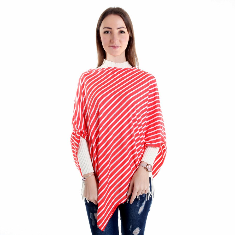 Pregnant Women Nursing Breastfeeding Scarf Expectant Mother Feeding Shawl Nursing Covers: red