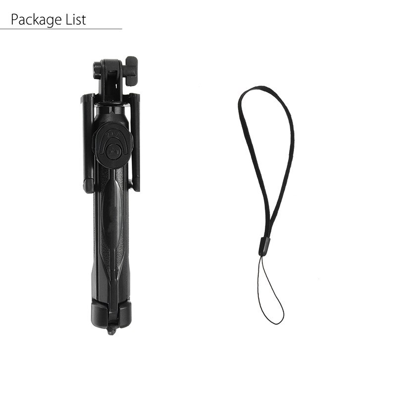 Uitschuifbare Draadloze Afstandsbediening Selfie Stok Monopod 360 Graden Rotatie Mini Statief Voor iPhone 5 6 7 8 Plus X Smart mobiele Telefoon