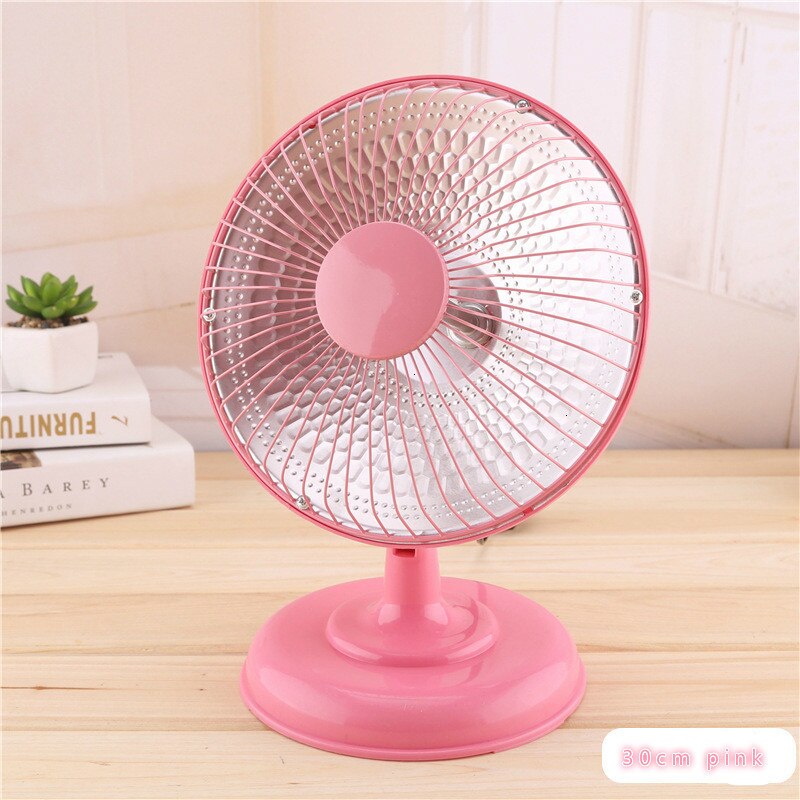 Portable Electric Air Heater Warm Fan 220V 200W Space Home Office Winter Warmer Fan Air Heater Stove Radiator Warmer Machine: 30 cm pink colour