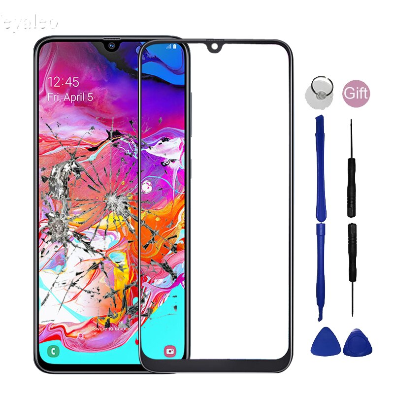 Voor Samsung Galaxy A70 A70S Een 70 70S Voorpaneel Voor Samsung Galaxy A705F A707F Touch Screen Buitenste Glas niet Lcd Display Sensor