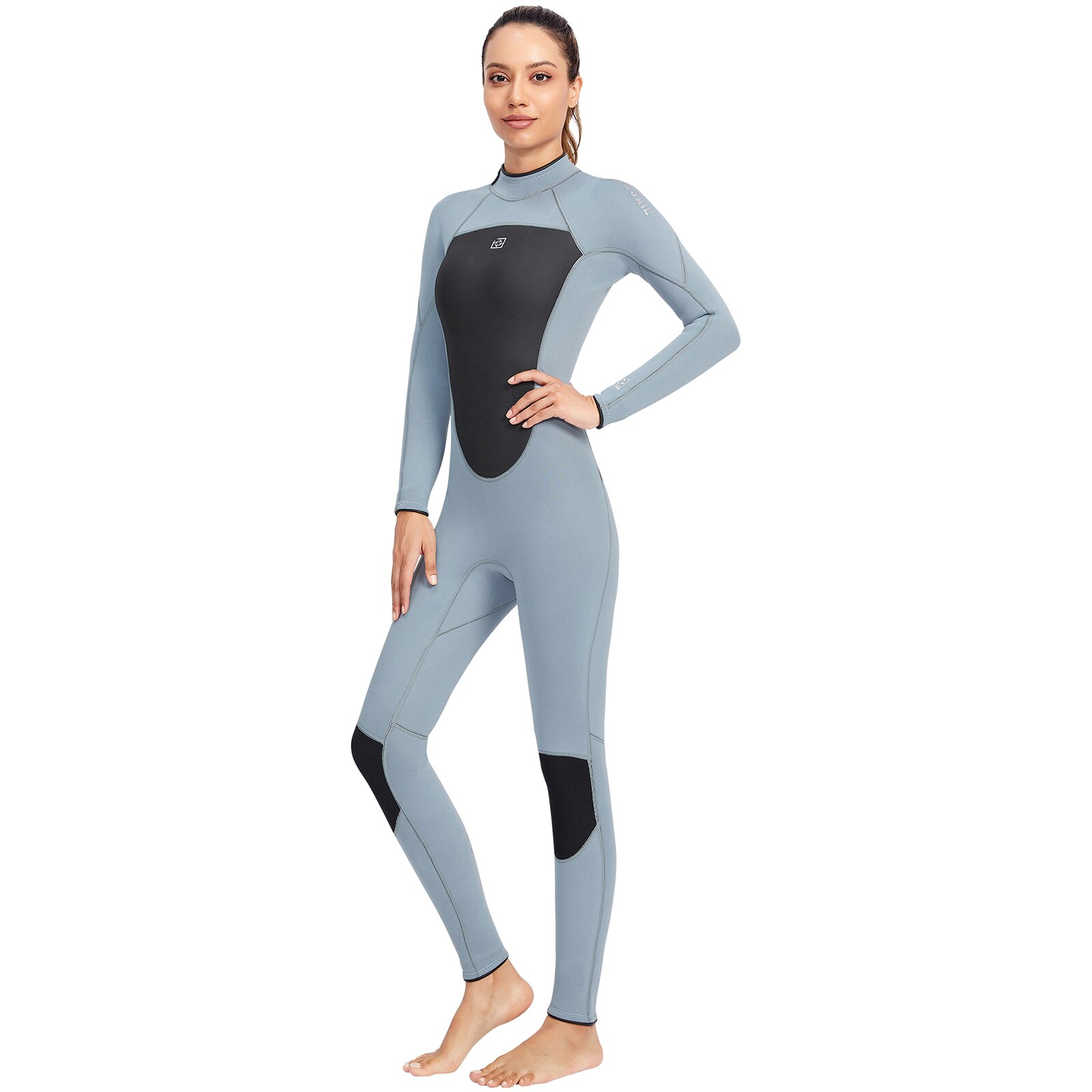Prämie 3MM Neopren Neoprenanzug Frauen Einteiliges Anzüge warm Halten Surfen Tauchen Tauchen Anzug Angeln Speerfischen Kitesurf Frauen neoprenanzug