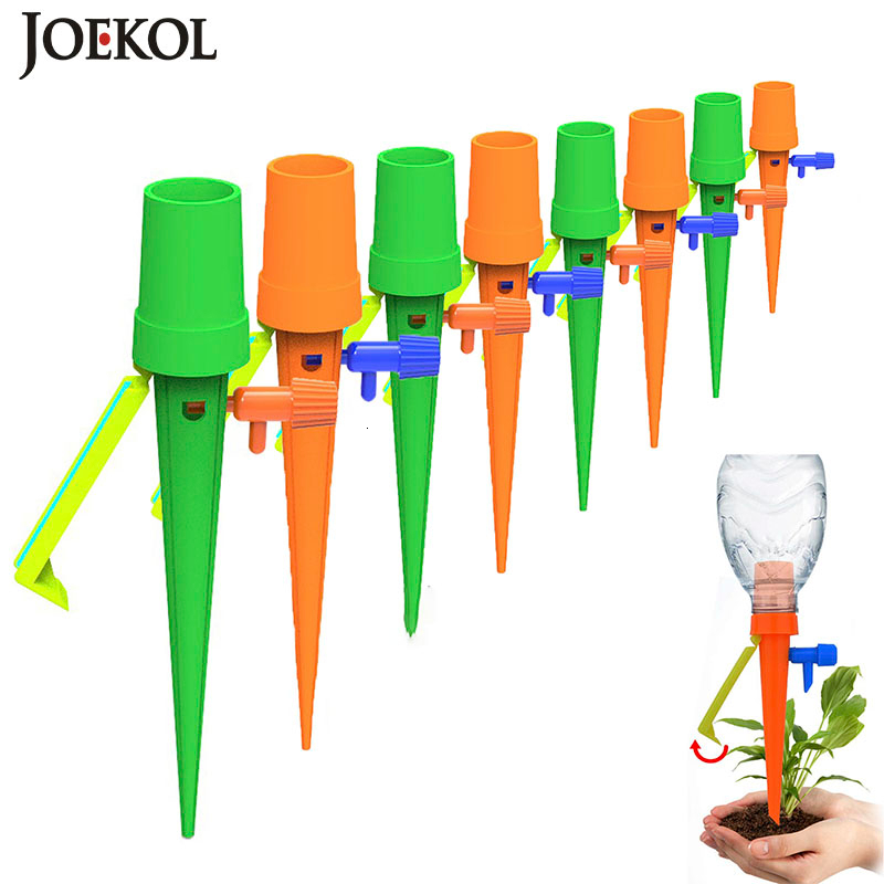 Sistema de riego por goteo automático con punta de riego, para plantas, flores, botellas, 2-12 Uds.