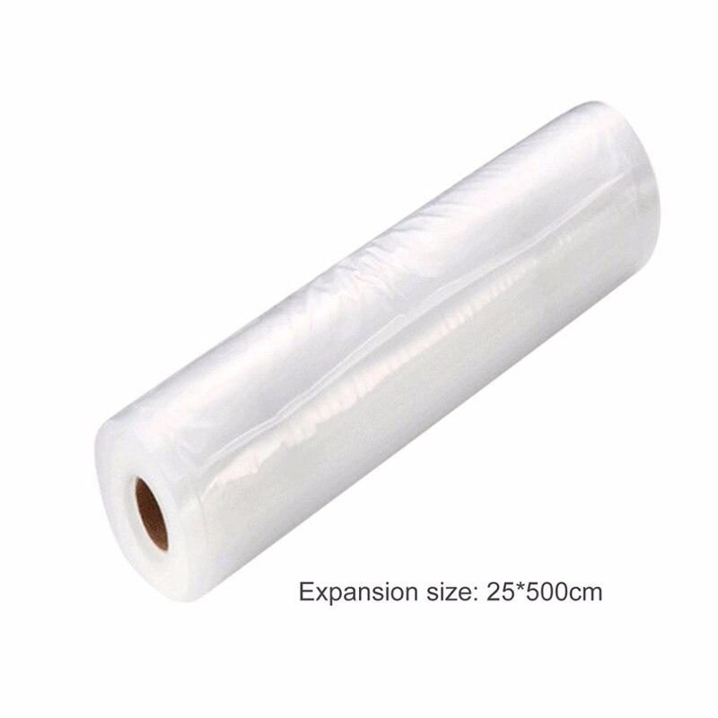 12/15/17/20/22/25/28/30/32cm Vacuum Fresh-keeping Bag Sealer Food Storage Keep Fresh Non-toxic Packing Film Kitchen Food Storage: 25x500cm