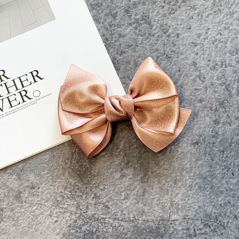 1PC Nuovo Colorati per Bambini Capelli Del bambino Pinze per Le Ragazze Grande Archi Dei Bambini Della Forcella Haarspeldjes Barrettes Accessori Dei Capelli Del bambino ragazze: rosa