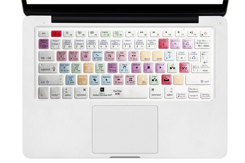 Hrh premiere pro final cut pro x ai ps genvej tastatur skin cover til macbook air pro retina 13 15 17 us/ eu layout både: Premiere procc