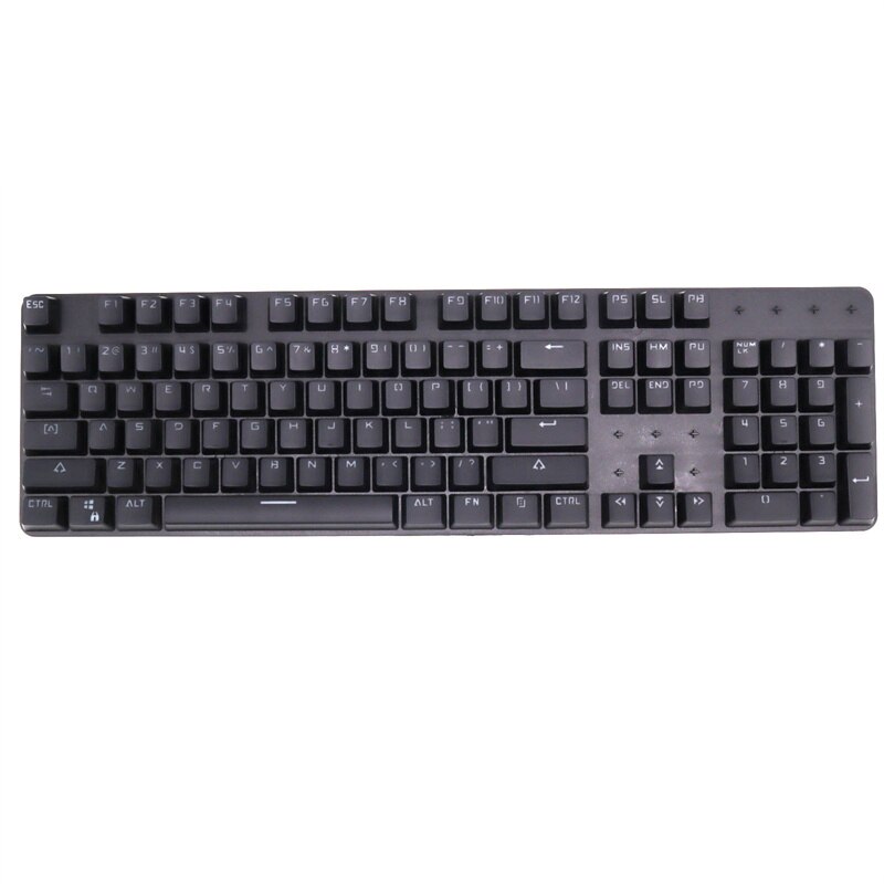 Doubleshot ABS Mechanical Keyboard Keycaps for Cherry Mechanical Keyboard Accessories 104Key Universal Ergonomic Backlit Key Cap: SMT3C452BlackABS