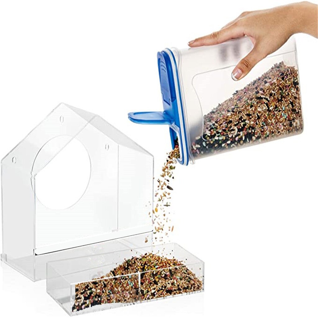 Bird Family Hanging Window Bird Feeder Bird Outdoor Bird Feeder Other Pet Feeder клетка Игрушка птица jaula