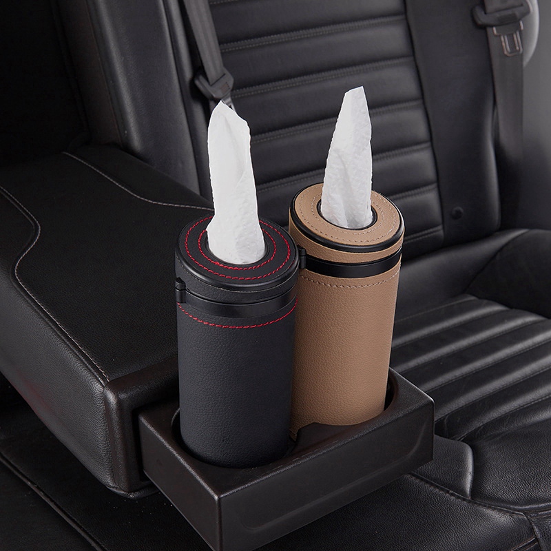 Tissue Box General Auto Round Paper Tube Safety Broken Window Tissue Cup Interior Decoration Car Home Paper Tube