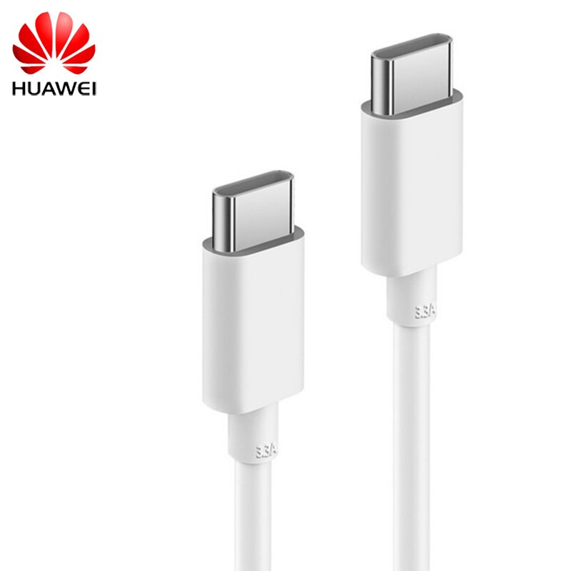 Original Huawei 180cm PD Schnelle Ladekabel 3,3 EINE USB-C zu USB C Daten Kabel Für Taube 40 P40 Profi + Matebook E X Profi 13 Ipad Profi 11