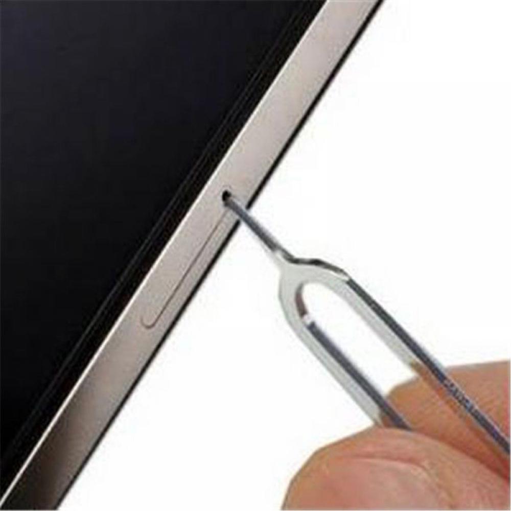 6xsim Karte Metall Tablett Entferner auswerfen Stift Werkzeug Nadel Öffner Auswerfer Für Iphone 4s 4 5s smartphone Karte Cutter Stift Öffner