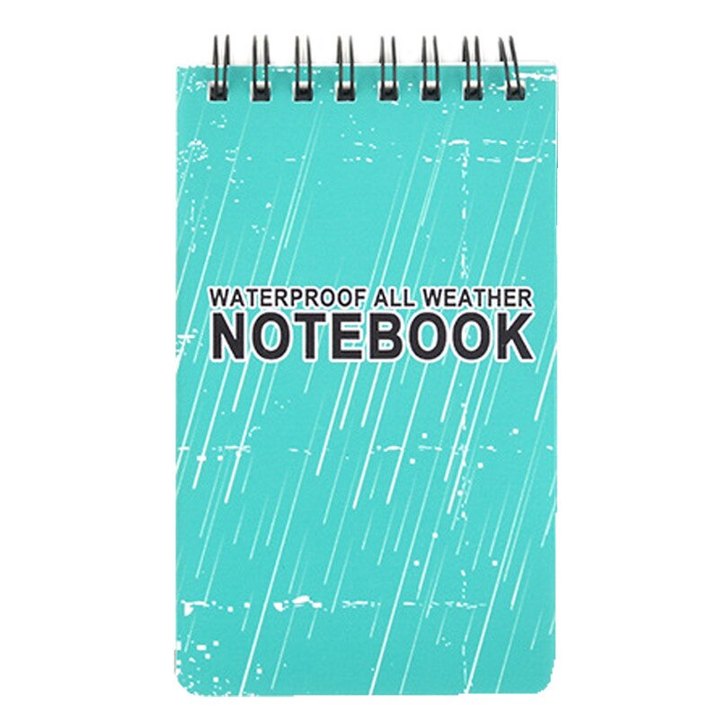 Pro Waterproof Spiral All Weather Notebook Paper Outdoor Rain Notepad 126x76mm Notebook For Office School Students Supplies