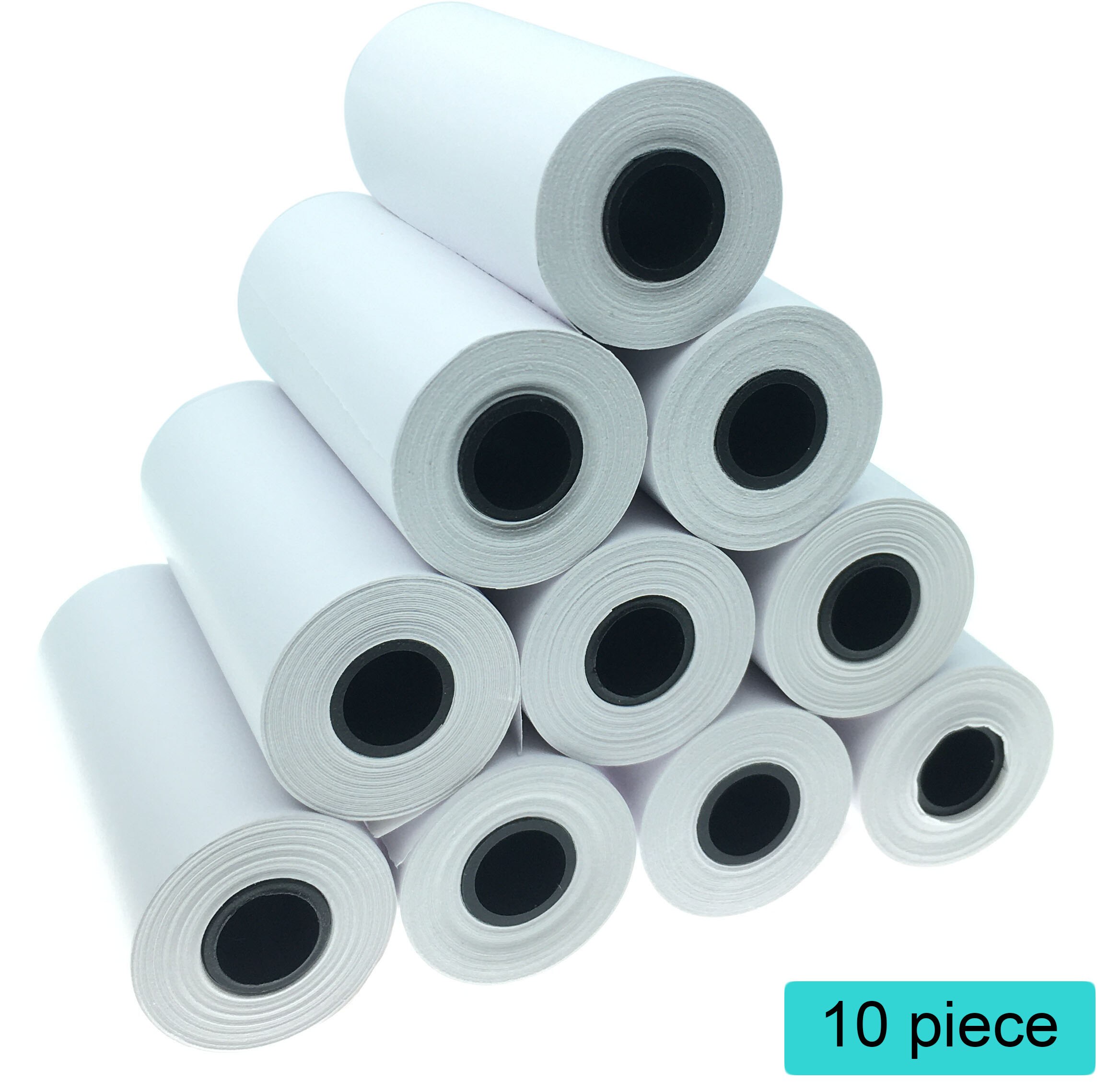 Pocket Thermal Printer for Android iPhone Portable Mini 200dpi Wirelessly Wireless BT Connect Photo Label Memo List Printing: Thermal Paper-10pcs