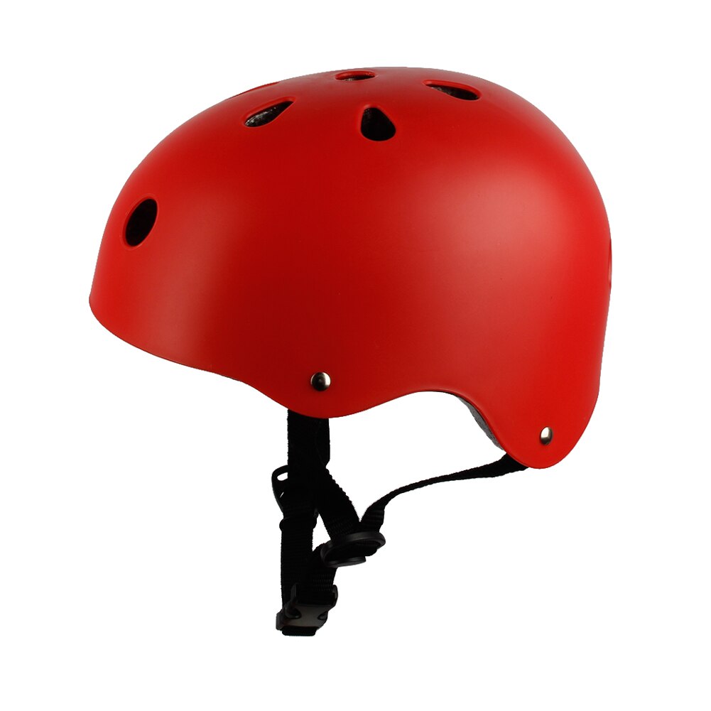 Skateboard Helm Hip Hop Rolschaatsen Helm Voor Volwassen Kinderen Kids Outdoor Fiets Dansen Skiën Reizen: Red