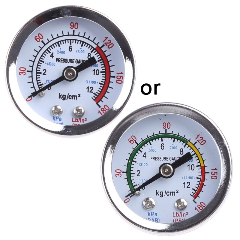 Luchtcompressor Manometer Perslucht Manometer 0 -180 Psi 0 -12 Bar Duurzaam