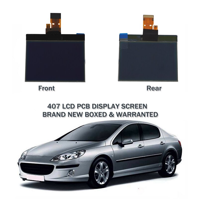 Affichage d'écran d'affichage à cristaux liquides de voiture pour la réparation de Pixel de tableau de bord de groupe d'instruments de Peugeot 407 407SW