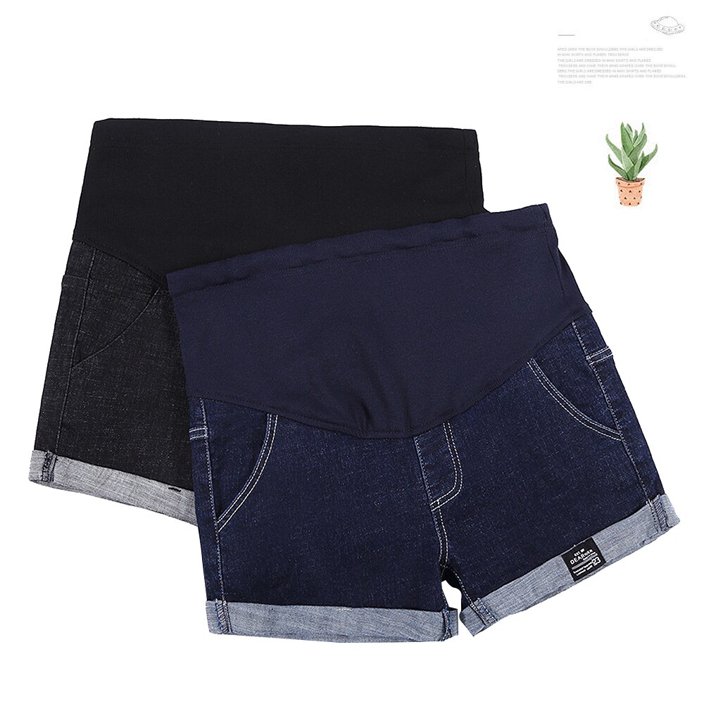 Short en Denim pour femme enceinte | Vêtement, short de grossesse, pantalon de maternité, grande taille, short de bouclage