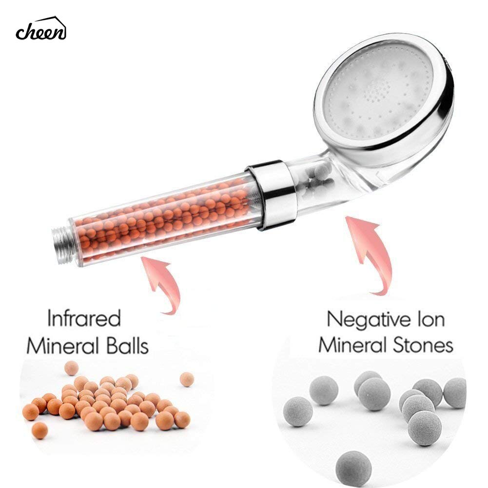 thumbnail: Douchekop Met LED - 7 Kleuren - Waterbesparend - Hogedruk - Met Filter - Universele Aansluiting