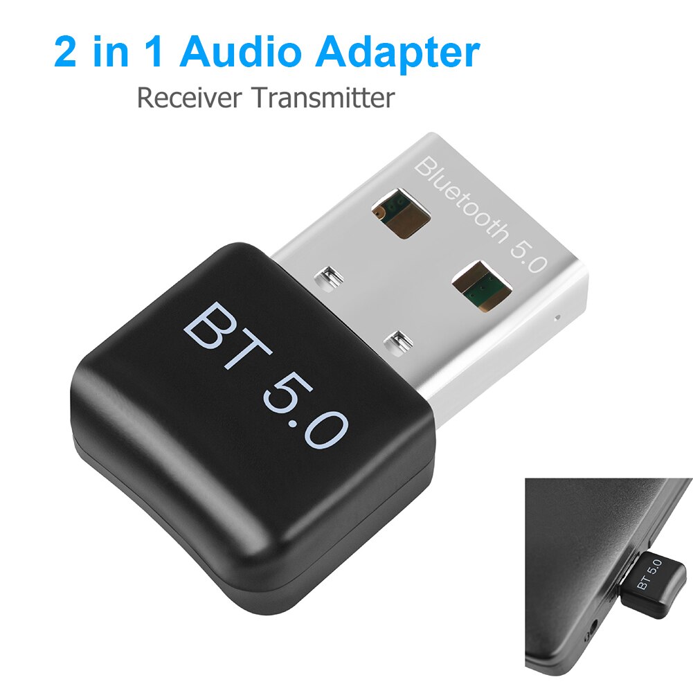 Usb bluetooth 5.0 conjuntos de adaptador computador doméstico dongle receptor transmissor acessórios para computador pc alto-falante