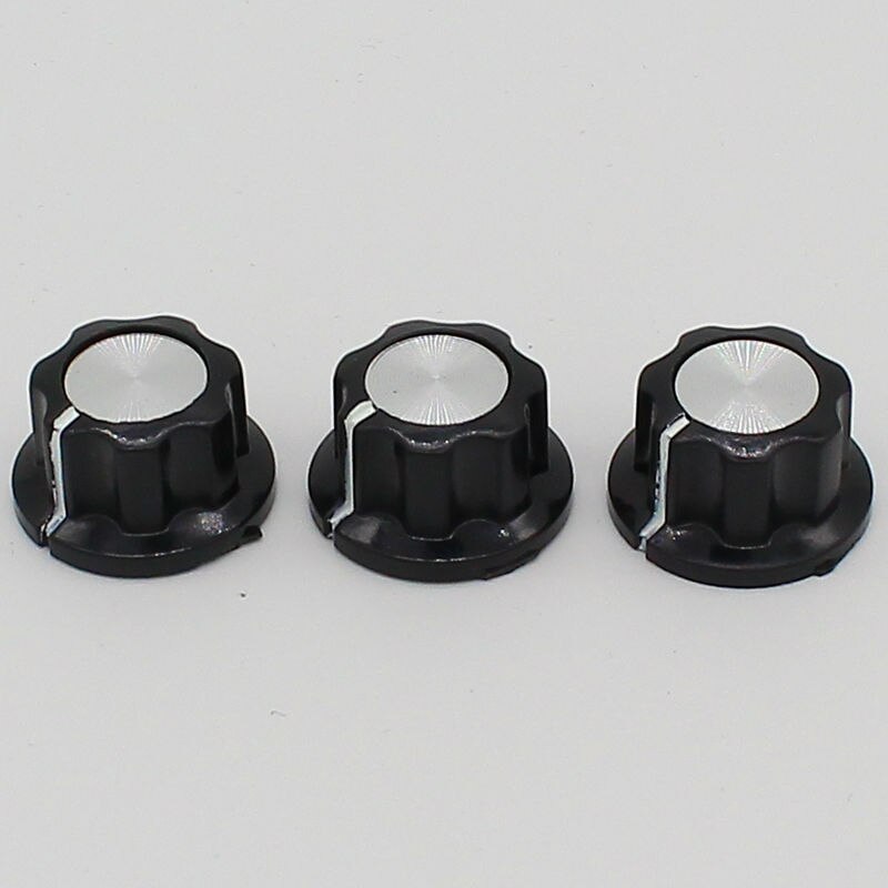 Pomo de baquelita giratorio, pomo de falda de interruptor, A01 D 20mm H 12mm diámetro de agujero 6mm, 10 Uds.