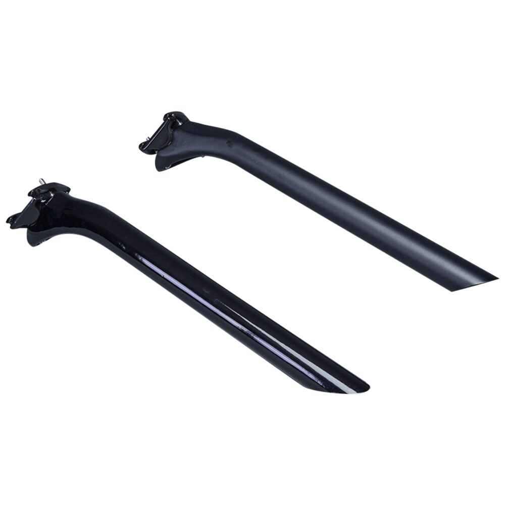 Bicycle Seatpost Offset 25mm Carbon Seat Post MTB Road Bike Seat Tube Diameter 27.2mm 30.8mm 31.6mm Black Glossy Matte