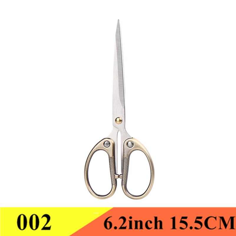 Vintage Scissors Fabric Cutter Tailor&#39;s Scissors Tailor Needlework Sewing Embroidery Office Scissors Stationery DIY Tools Shears: 002 Bronze 6.2inch