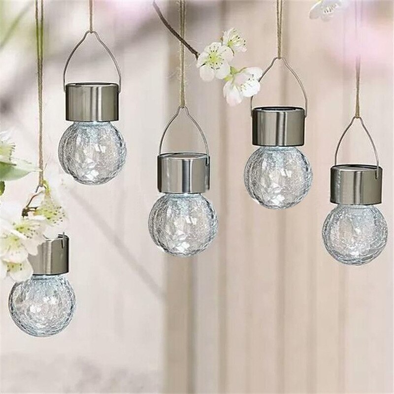 LED Solar Light Outdoor Waterproof Ball Style Solar Powered Roadside Light House Garden Decoration Emergency Solar Light