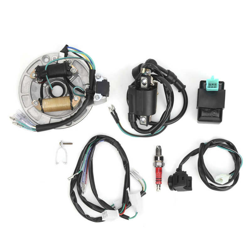 Ontsteking - Stator - Vliegwiel - Bobine - CDI - Bougie Peugeot Kisbee RS Wit