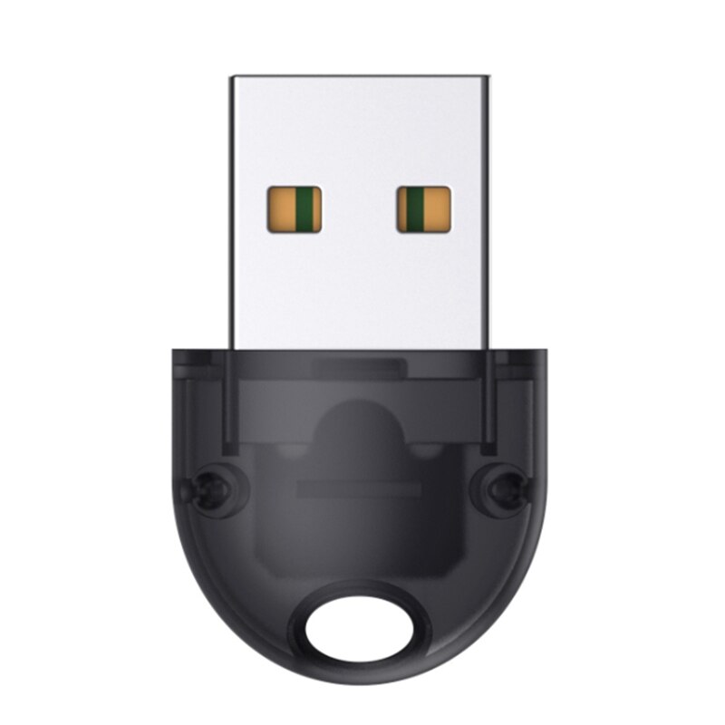 USB Dongle Bluetooth 5.0 20M Mouse Keyboard Receiver PC Laptop Audio Receiver: Black