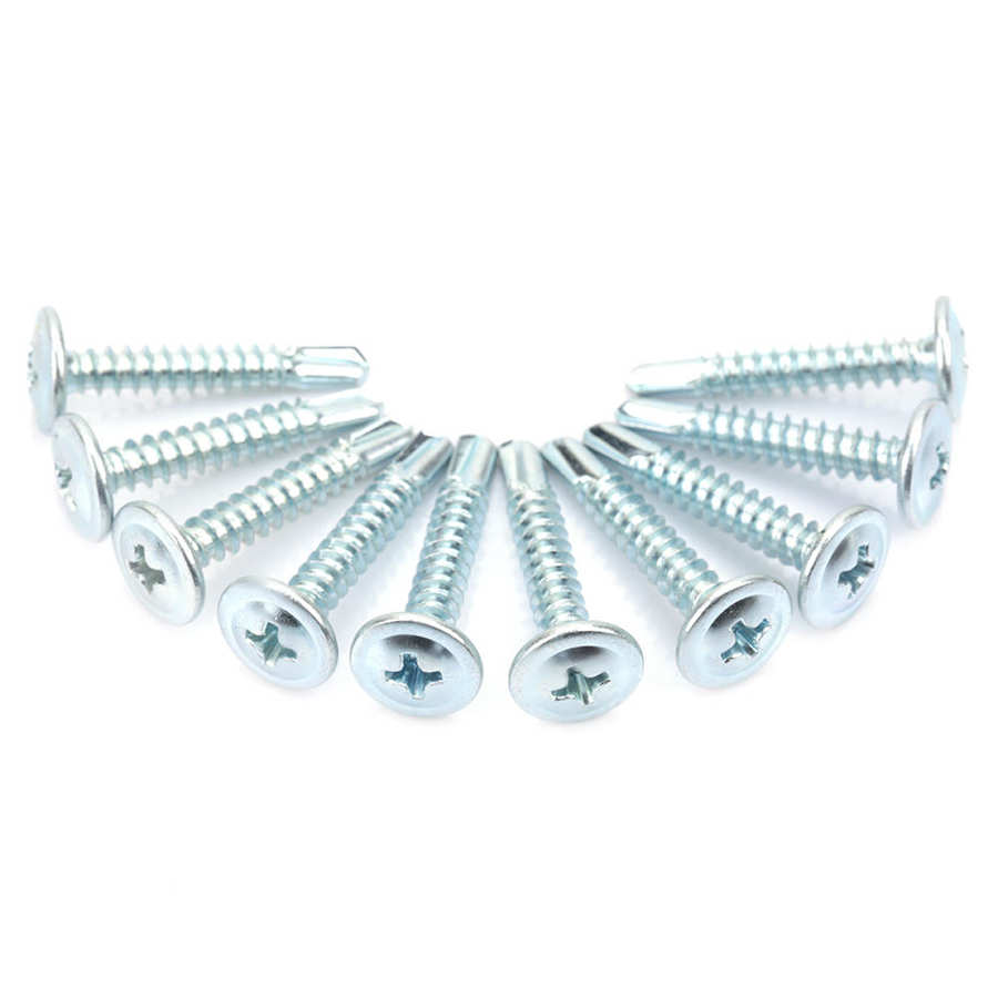 140pcs M4 2 Truss Self-drilling Self-tapping Screws Set Drilling Tail Screw