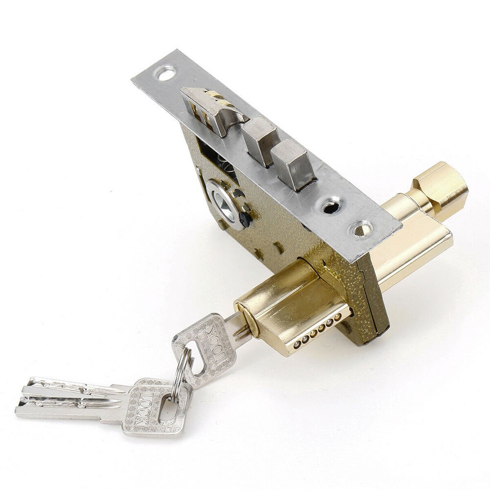 Security Mortise Rust Proof With Handle Door Lock Set Hardware Lever Latch Universal Durable Bedroom Privacy Home Aluminum Alloy
