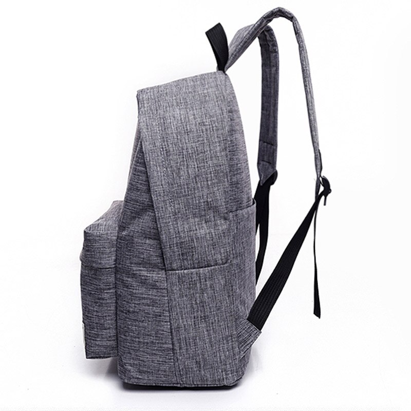 Vrouwen Mannen Mannelijke Canvas Zwarte Rugzak Boekentas Laptop Computer Tas Rugzak Schoudertas Canvas Rugzakken Kleine Rugzak