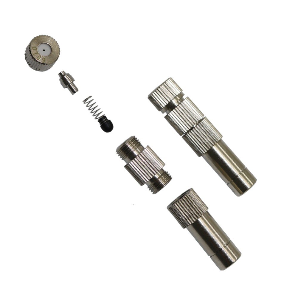 5~20bar Fog Mist Nozzle with Filter Greenhouse Automatic Water Atomized Sprayer Slip lock Quick-Connect Nozzles 1 Pcs